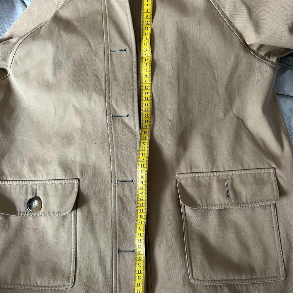 Sezane Tan Trench Coat with Hood - Picture 11 of 14
